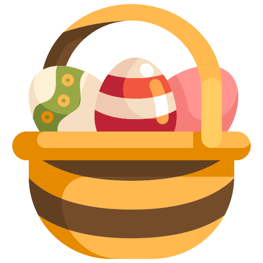 Easter eggs easter egg easter basket icon Easter eggs easter egg easter basket icon