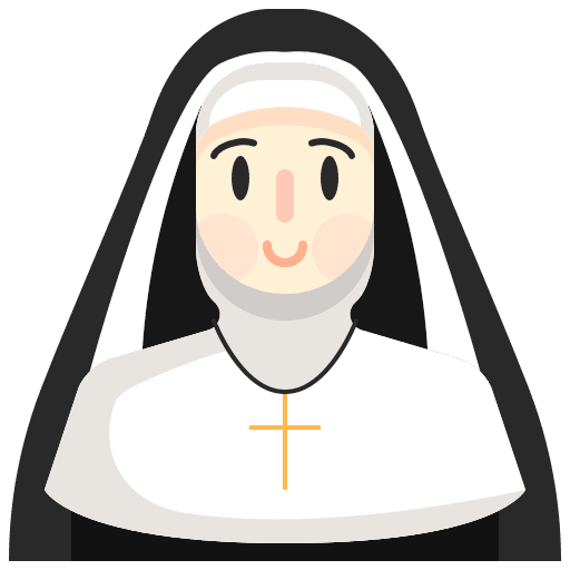 Nun nun professions and jobs religion icon Nun nun professions and jobs religion icon
