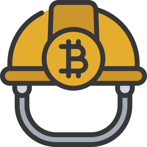 Bitcoin mining cryptocurrency bitcoin mining miner icon