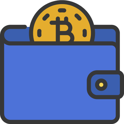 Ewallet cryptocurrency wallet cash icon