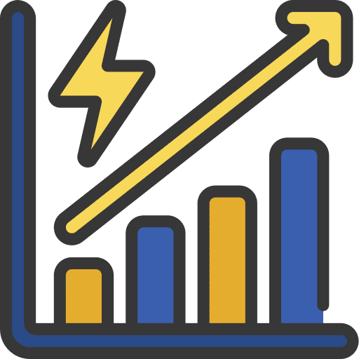 Usage usage power analytics icon