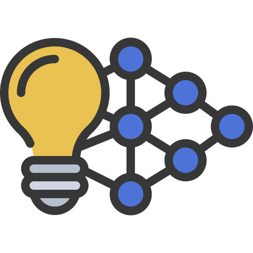 Algorithm computer connection algorithm icon