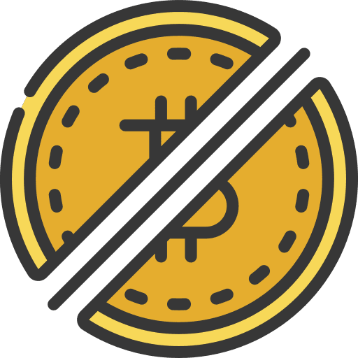 Bitcoin encryption currency cryptocurrency business icon