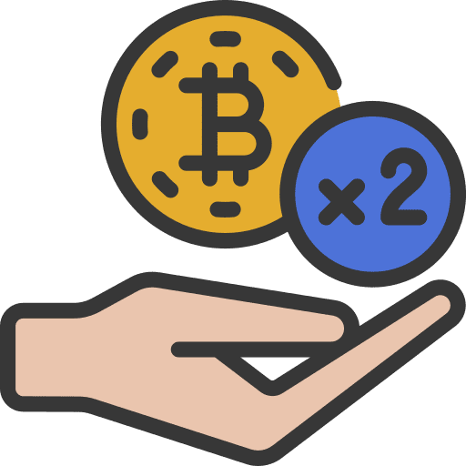Double spending economy double spending business icon