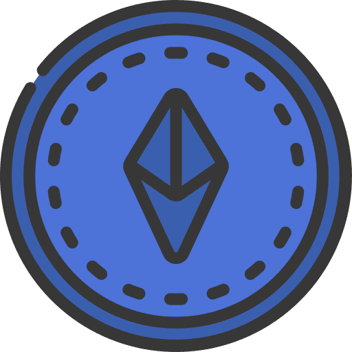 Ethereum business and finance money digital currency icon