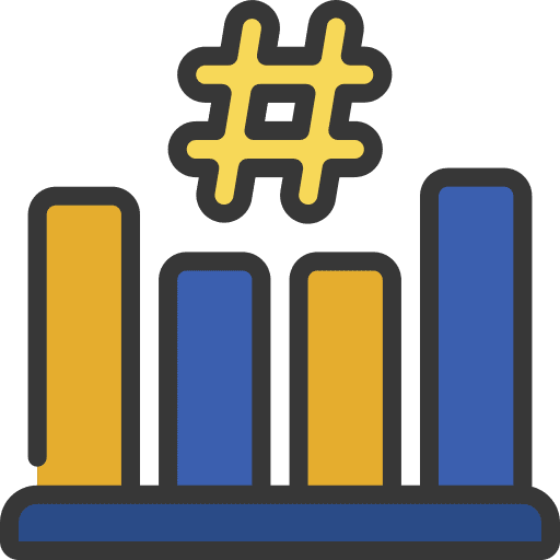 Hash rate rate bitcoin bar chart icon