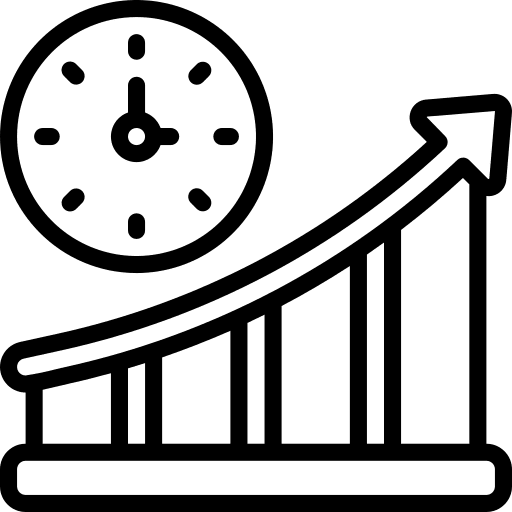 Productivity time management time and date efficiency icon
