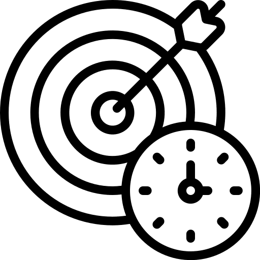 Goals arrow objective target icon