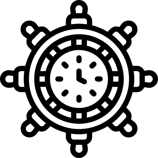 Direction clock move time icon