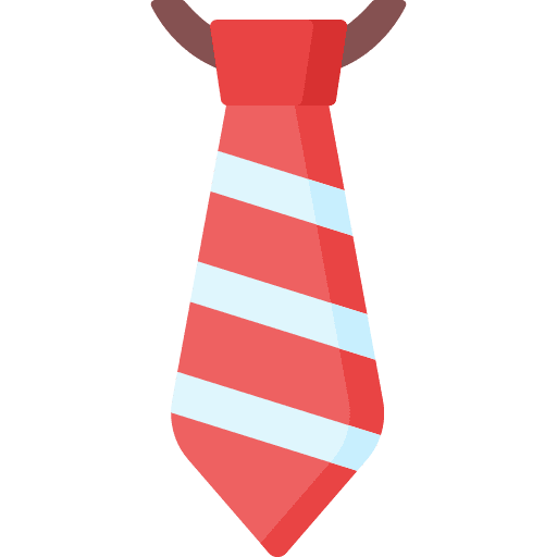 Tie fashion accesory necktie icon