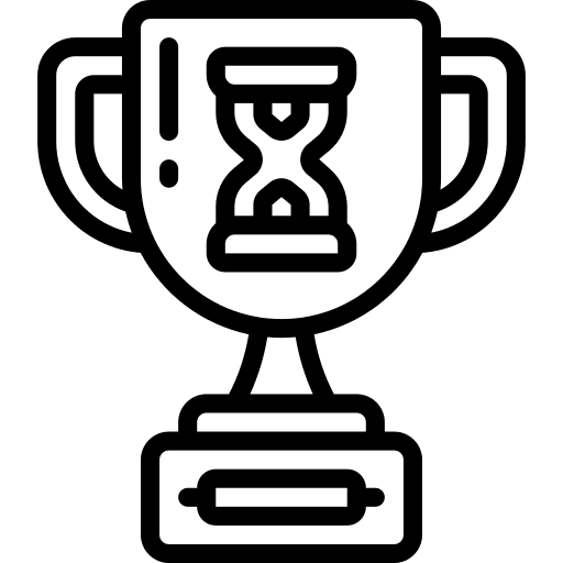 Trophy winner deadline competition icon