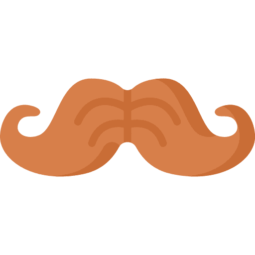 Moustache beauty facial hair grooming icon Moustache beauty facial hair grooming icon