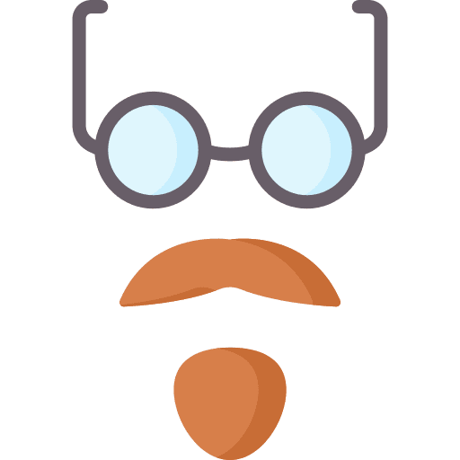 Dad moustache fathers day celebration icon Dad moustache fathers day celebration icon