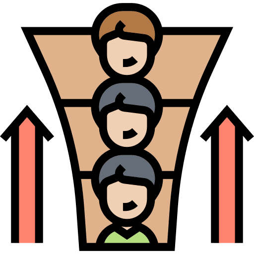Escalation organization resolved management icon