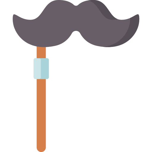 Moustache carnival moustache birthday and party icon Moustache carnival moustache birthday and party icon