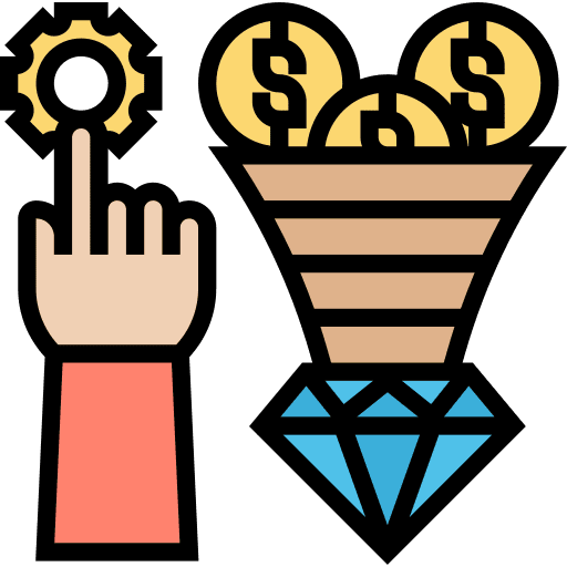 Conversion rate rate optimization funnel icon Conversion rate rate optimization funnel icon