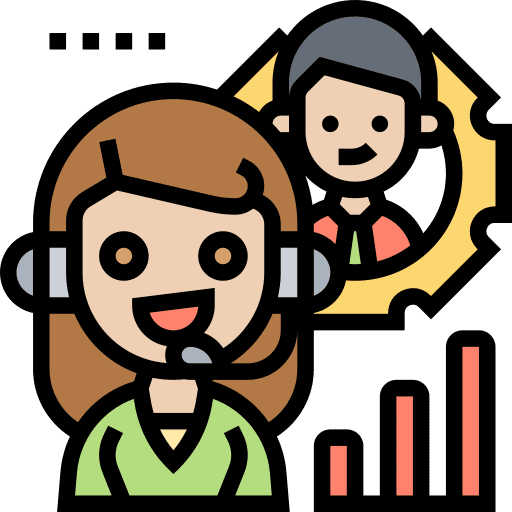 Customer customer management customer support icon Customer customer management customer support icon