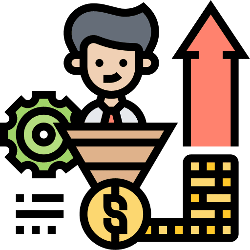 Conversion gear cogwheel marketing icon Conversion gear cogwheel marketing icon