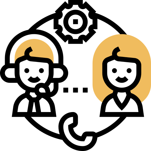 Customer customer speak service icon