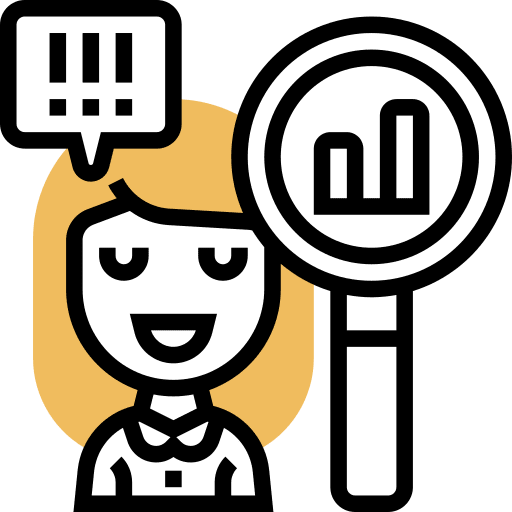 Consumer behavior consumer behavior woman research icon Consumer behavior consumer behavior woman research icon