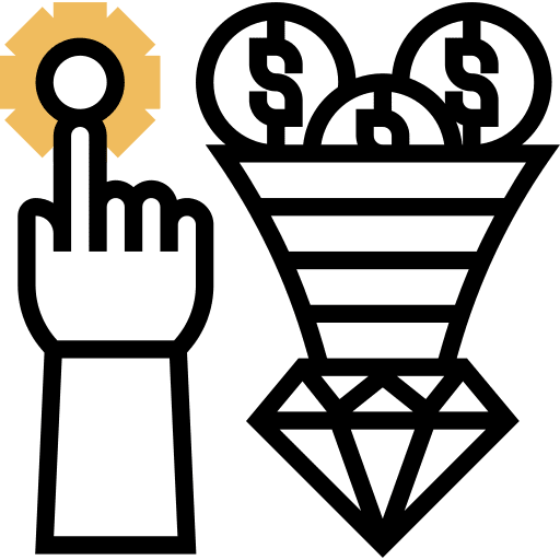 Conversion rate funnel rate optimization icon Conversion rate funnel rate optimization icon