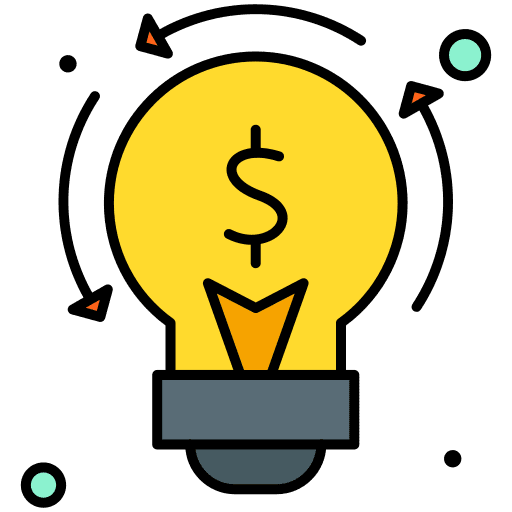 Finance business and finance marketing business icon
