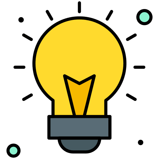 Idea light bulb bulb conclusion icon Idea light bulb bulb conclusion icon