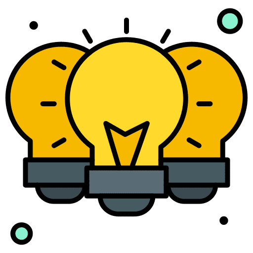 Ideas invention bulb electronics icon Ideas invention bulb electronics icon