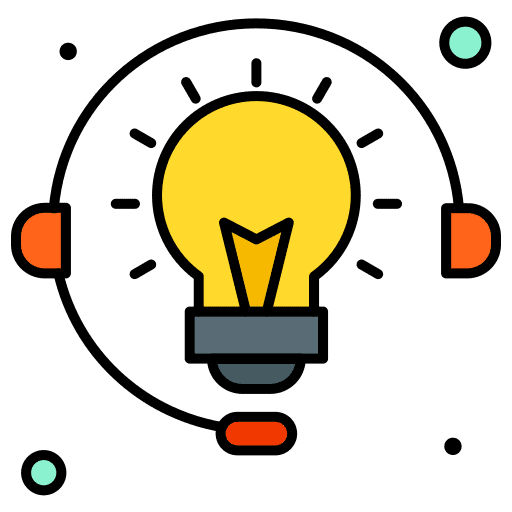 Product management inspiration communications idea icon Product management inspiration communications idea icon