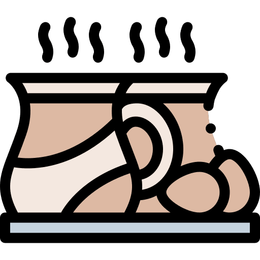 Atole nut gastronomy beverage icon Atole nut gastronomy beverage icon
