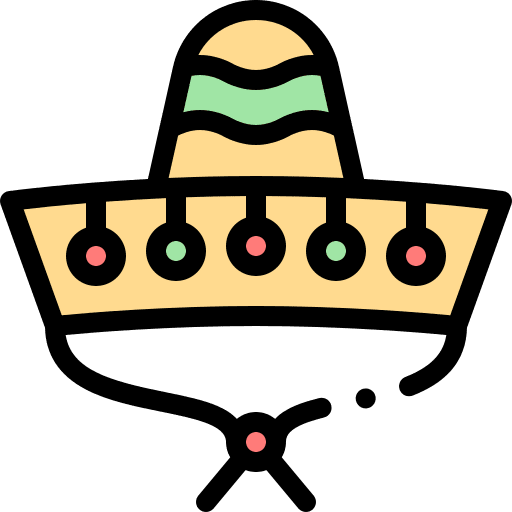Mexican hat accessory cultures mariachi icon Mexican hat accessory cultures mariachi icon