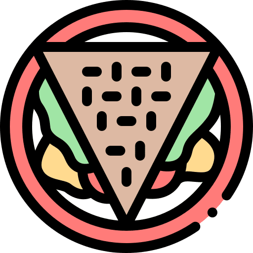 Quesadilla guacamole mexican food food and restaurant icon Quesadilla guacamole mexican food food and restaurant icon