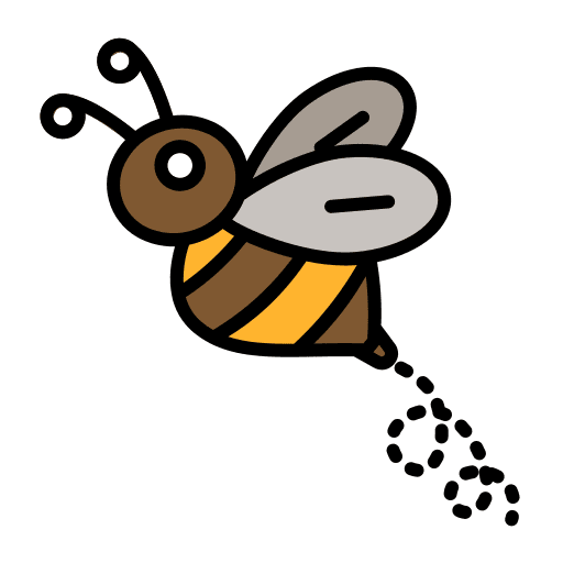 Bee garden animals bee icon