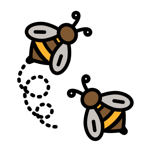Bees entomology bees animals icon