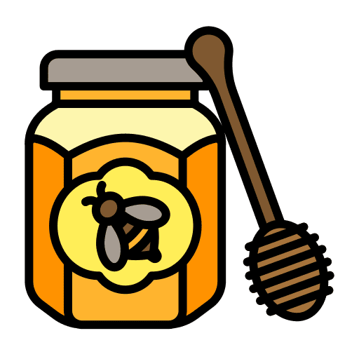 Honey jar honey jar container honeycomb icon