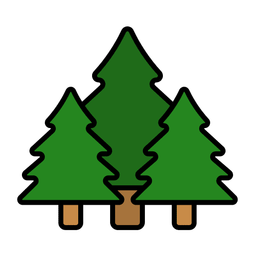 Trees woods landscape trees icon Trees woods landscape trees icon
