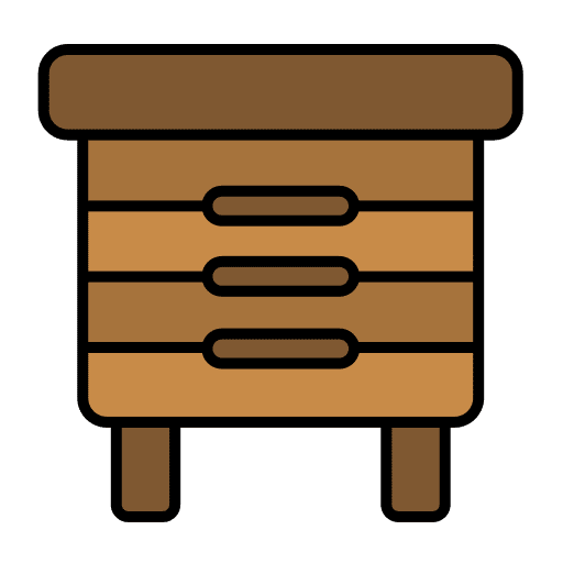 Bee hive honeycomb farm bee box icon Bee hive honeycomb farm bee box icon
