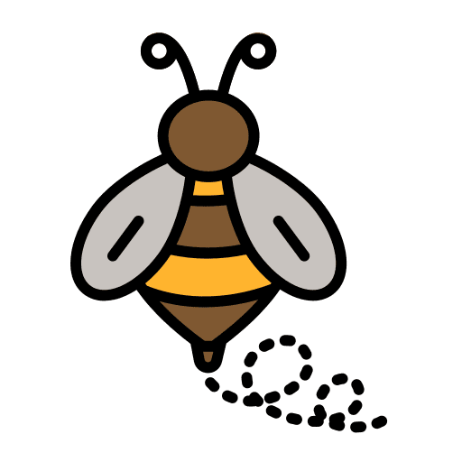 Bee zoology honey bee icon Bee zoology honey bee icon