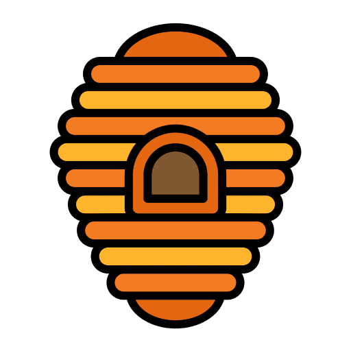 Beehive nature organic hives icon Beehive nature organic hives icon
