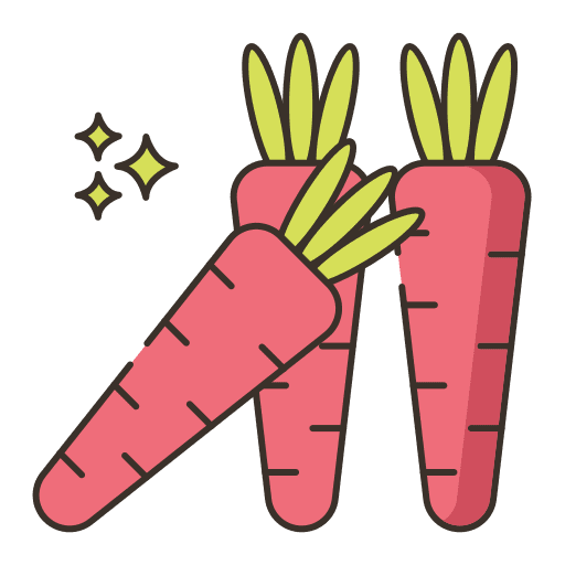 Carrots carrots diet vegan icon