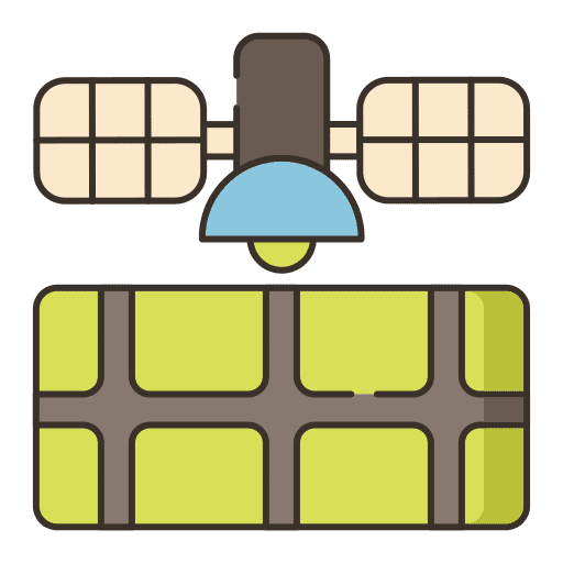 Crops land farming and gardening crop icon