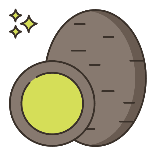 Potato vegetable food and restaurant potato icon