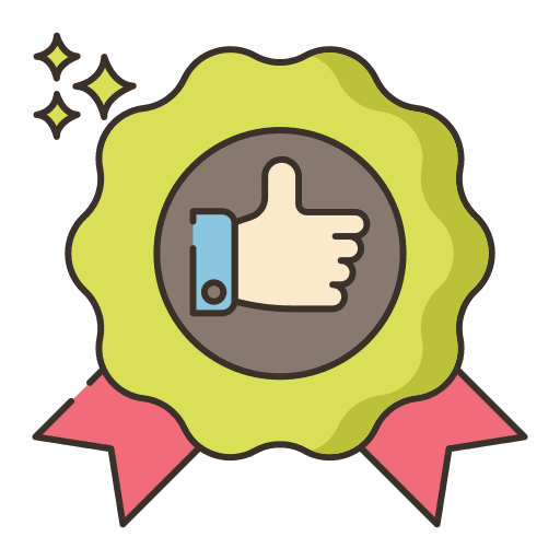 Premium quality superior farming quality icon