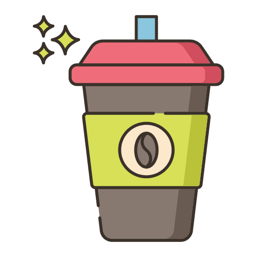 Cofee farming and gardening computer and media coffee icon