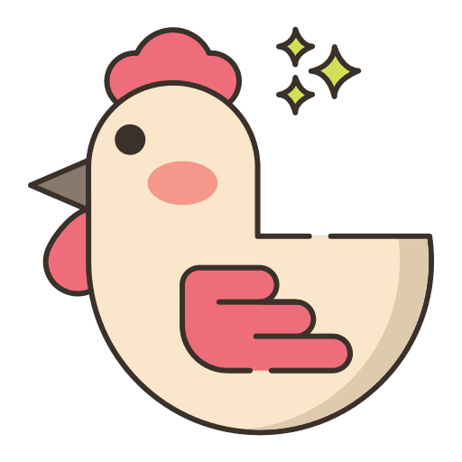 Chicken animal kingdom wild life nature icon