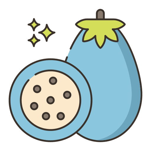 Eggplants eggplant vegan food and restaurant icon