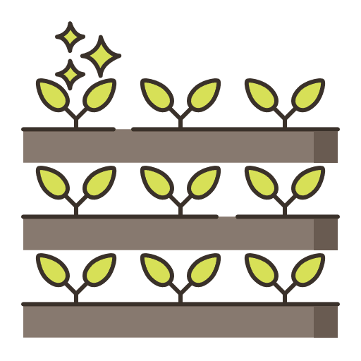 High precision nature precision farming icon