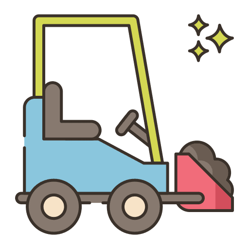 Loader farming transport tractor icon