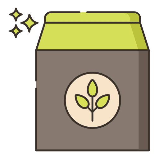 Organic farming and gardening products ecology and environment icon