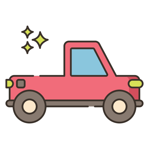 Pickup truck pickup car farm car icon